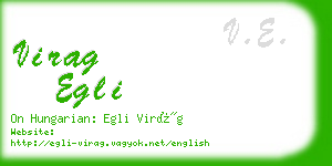 virag egli business card